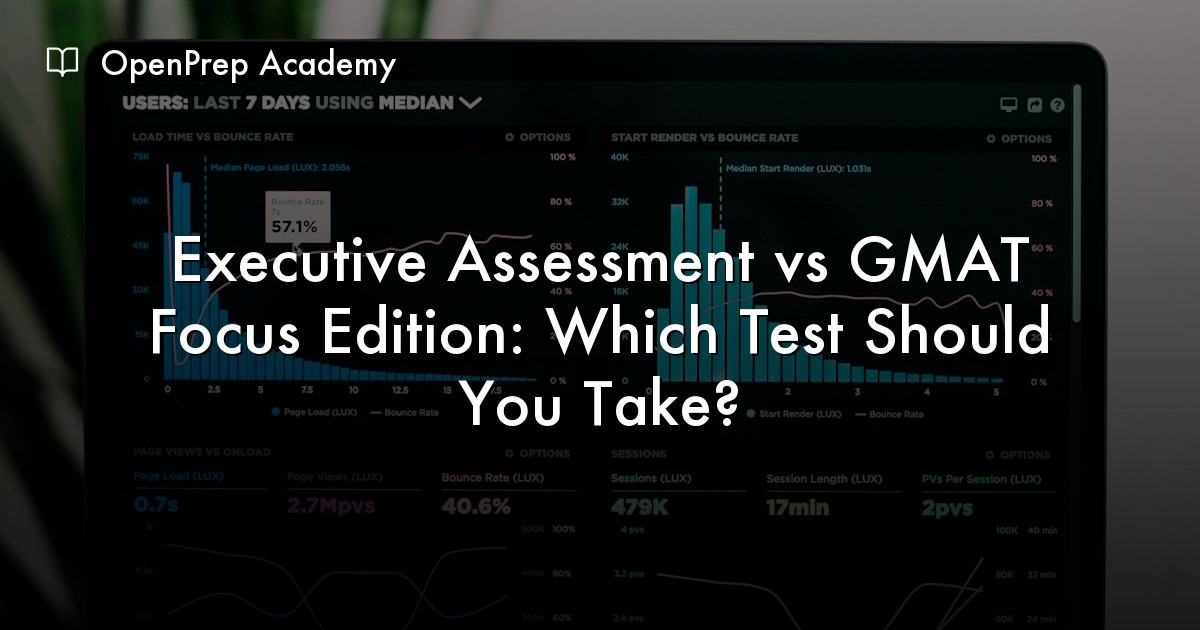 GMAT Prep: AI-Powered Tutoring for 705+ Scores | OpenPrep Academy