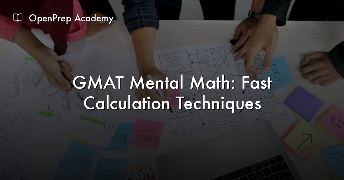 Gmat Math Pep GMAT Prep: AI-Powered Tutoring for 705+ Scores | OpenPrep Academy